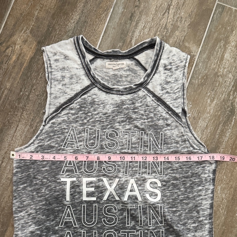 Grayson Threads Gray and White Tank - Picture 6 of 8